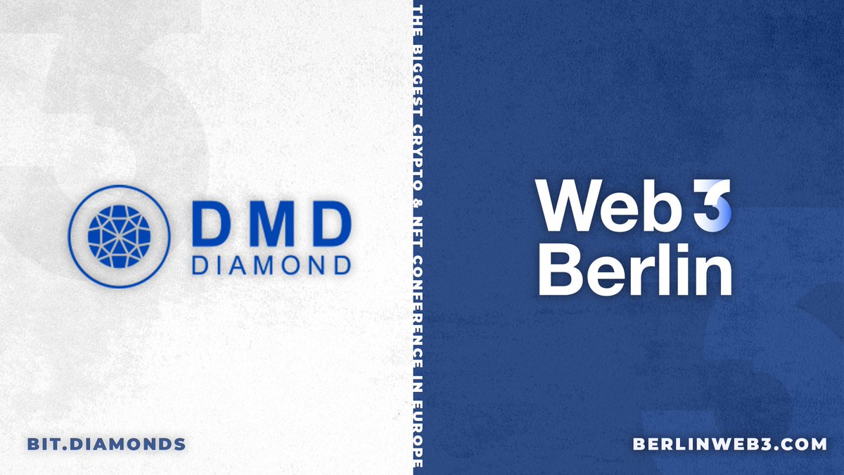 Web3 Global (@web3globalmedia) on Twitter photo π₯ Let's welcome our new sponsor - <a href="/dmdcoin/">DMD Diamond</a>
π‘ DMD Diamond's v4 upgrade could revolutionize blockchain with features like cooperative consensus, instant finality, dynamic blocktimes, and true censorship resistance.
π See you in Berlin! π₯ Let's welcome our new sponsor - <a href="/dmdcoin/">DMD Diamond</a>
π‘ DMD Diamond's v4 upgrade could revolutionize blockchain with features like cooperative consensus, instant finality, dynamic blocktimes, and true censorship resistance.
π See you in Berlin!