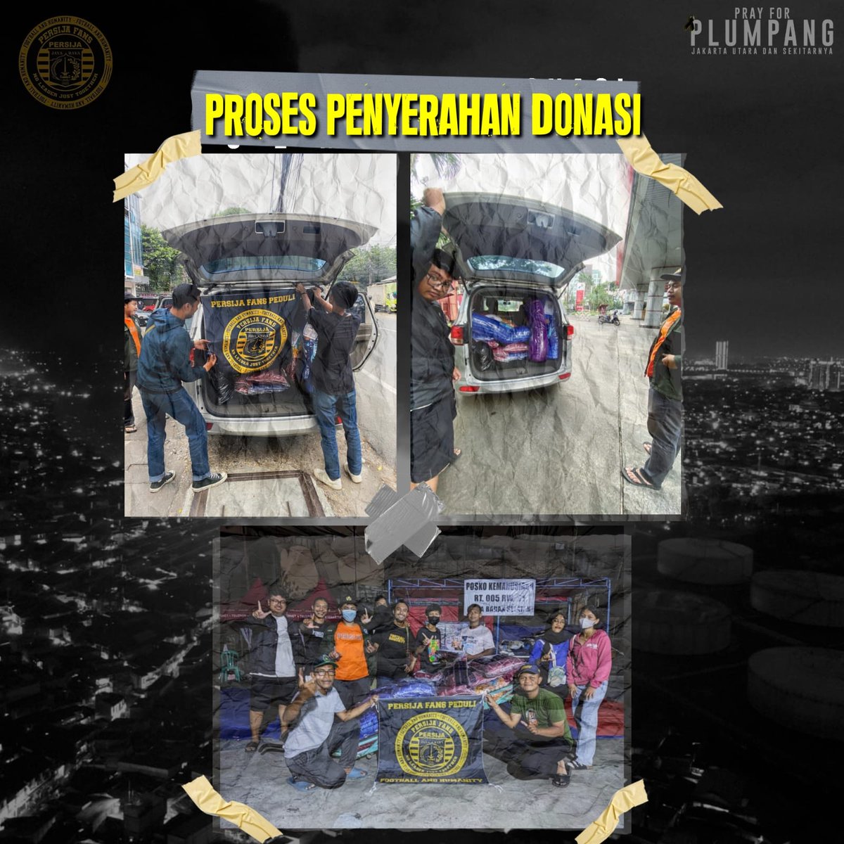 PF_PEDULI_'s tweet photo. Dan berikut adalah foto penyerahan donasi kepada para korban kebakaran Plumpang, Jakarta Utara yang berada di penampungan RPTRA RW 01. 

Serta situasi terkini atas dampak kebakaran yang terjadi pada 4 Maret 2023 lalu. 

#PrayForPlumpang
#FootballAndHumanity https://t.co/W8OodIju0p