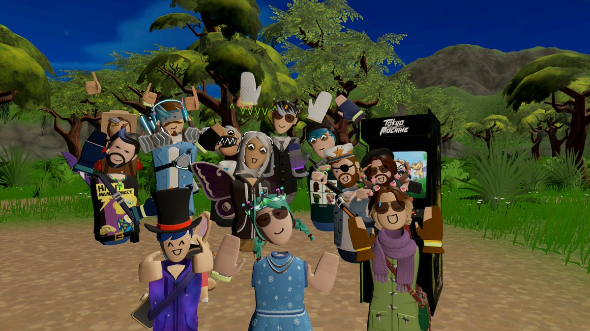 TarapeuticVR's tweet image. Some pictures from the #tokyomachine concert in #recroom yesterday! Rec Room is holding a music festival this weekend and so far it has been incredible!