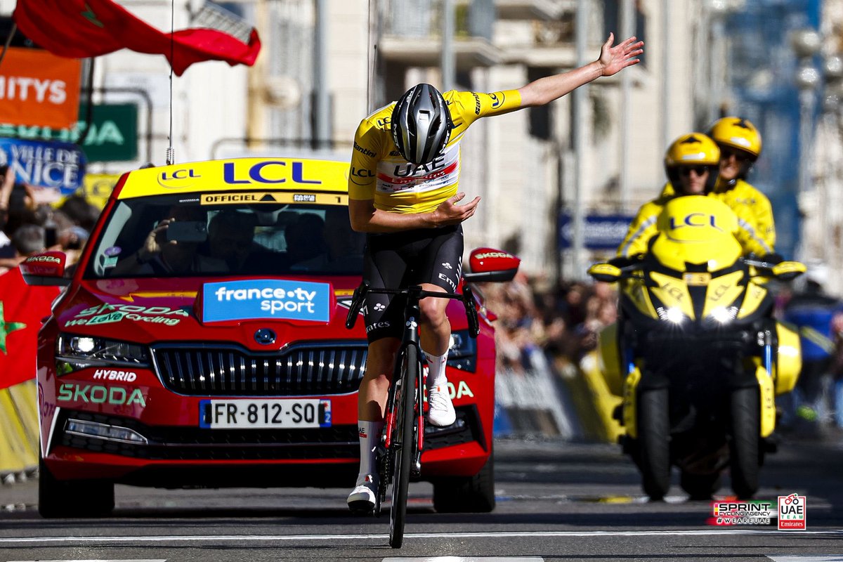 Merci 🇫🇷 #ParisNice 

🏆💛 <a href="/TamauPogi/">Tadej Pogačar</a> 

#UAETeamEmirates #WeAreUAE