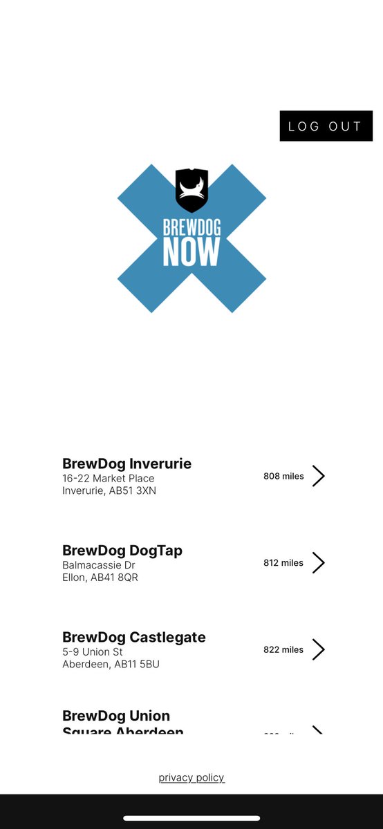 pedallingforfun's tweet photo. @BrewDogJames app might need updating… apparently I’m 800 miles from my nearest Brewdog… but I’m sitting in it! https://t.co/cGe6ewn3HV