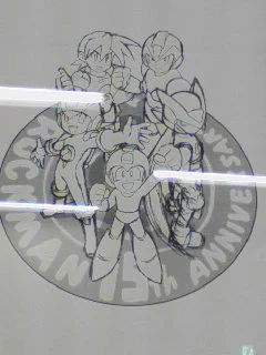 Draft version of Ryuji Higurashi's Rockman 15th Anniversary key art. This early piece was briefly on display at the 15th anniversary mall tour throughout Japan in 2002. A higher resolution remains unavailable. 