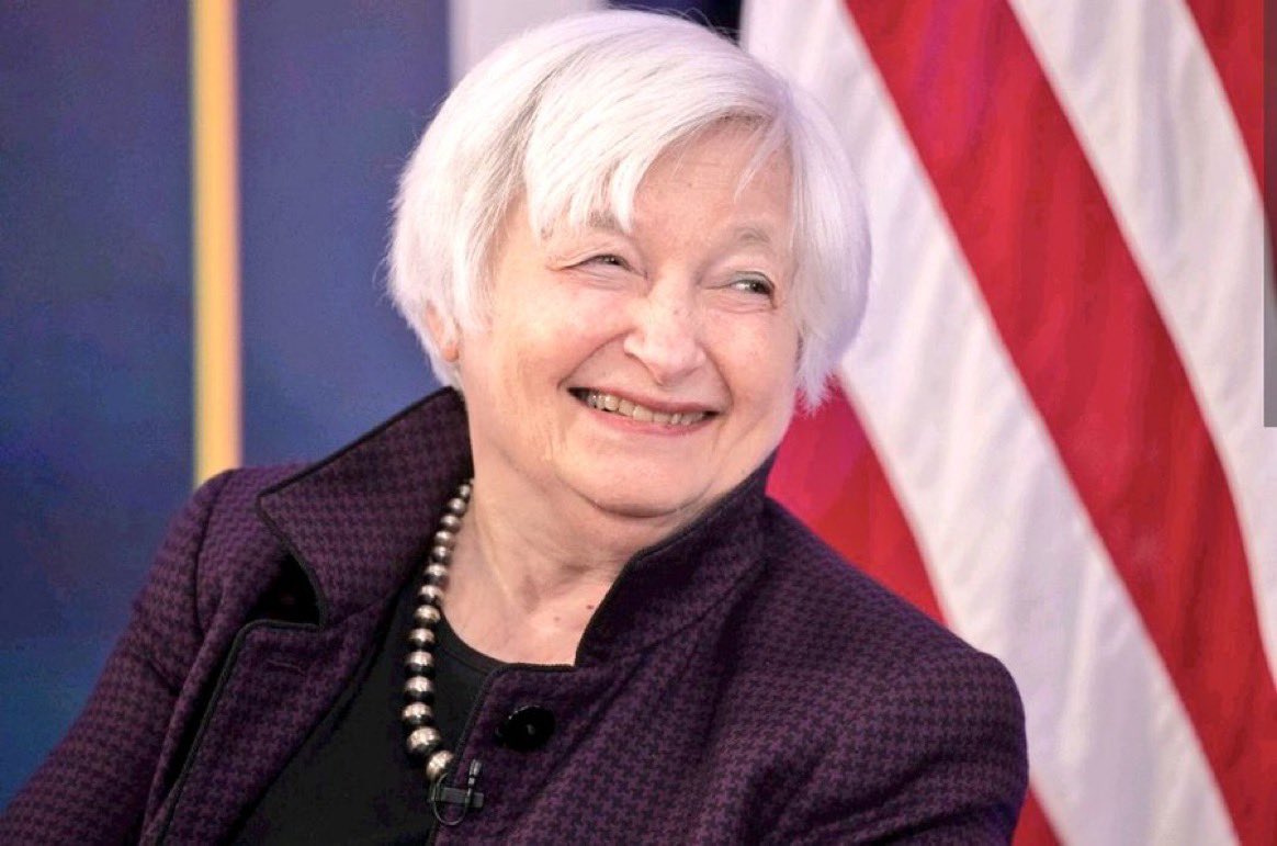 ⚠️𝗨𝗟𝗧𝗜𝗠𝗢‼️Janet Yellen ( secretaria del Tesoro) ha comunicado que el GOBIERNO 🇺🇸 NO RESCATARÁ al Silicon Valley Bank. 👀

Acotó también que el SISTEMA BANCARIO AMERICANO es SEGURO y está bien CAPITALIZADO 🤔🙄

Cómo les da la CARA? 😡

🇺🇸🇺🇸 #News #USA