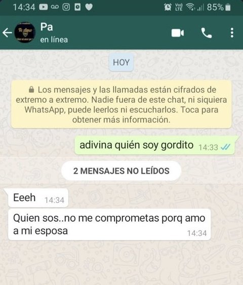 ismanewells's tweet photo. jajajajajajaja cambié mi número y la respuesta de mi viejo es todo https://t.co/bQNsuwgsLo