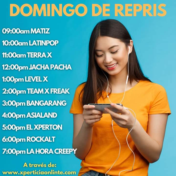 XperticiaOnline's tweet photo. 🔵DISFRUTA DEL DOMINGO DE REPRIS! A través de: https://t.co/Avki9emlYp 🎧🎶
◾O descarga nuestra aplicación “Radio Xperticia” disponible en Play Store.
#XperticiaOnlineRadio
#SintoníaCreativa #RadioOnline #OnlineRadio #RadioOnlineBolivia #Repris #ProgramasRadio #Domingo 🤗 https://t.co/y9WV2O8mWr