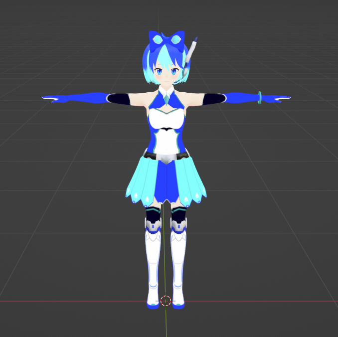 VRoidとBlenderでリックス作りました！#SB69 #ラペッジオート 