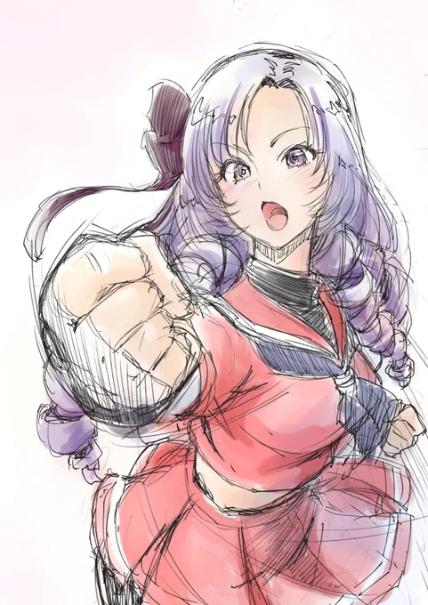 お嬢様を目指すなら武芸の一つも嗜んでおくべきですわ〜〜〜#サロメ百万展#神月流格闘術 