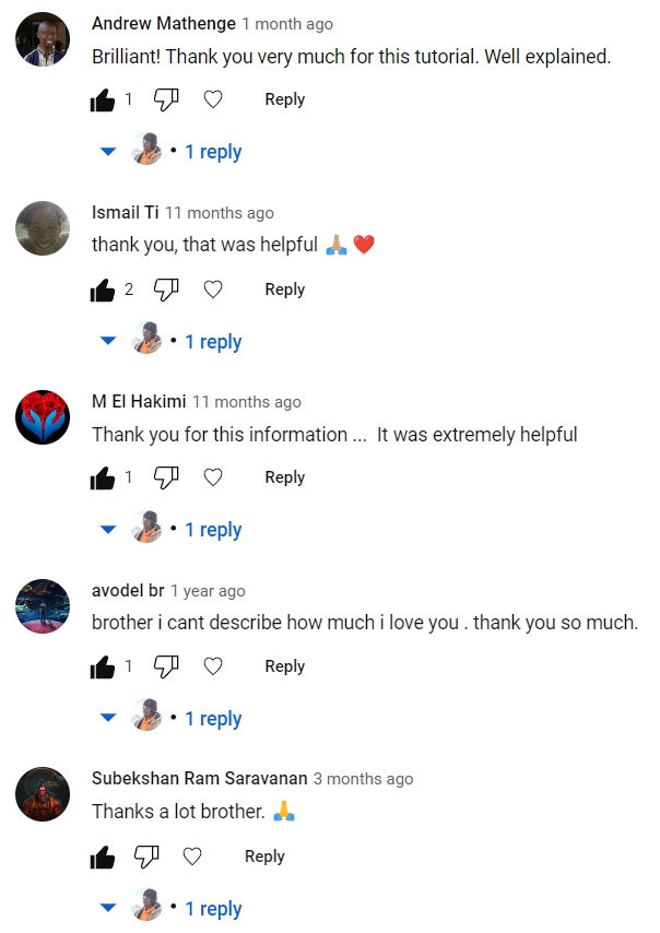hamidkaashif's tweet photo. Comments on one of my youtube video :)
In case if you would like to watch: https://t.co/kAyaWMdKWc https://t.co/Ppn0nMRTSG