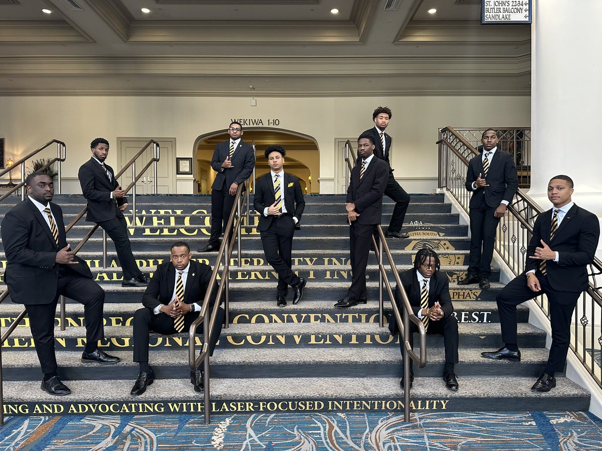 Zeta Mu Alphas (@zetamualphas) on Twitter photo Handling the business of Alpha at the 98th annual southern regional convention in Orlando, Florida. 🤙🏾
<a href="/apa1906NETwork/">Alpha Phi Alpha Fraternity, Inc. ®</a> <a href="/AlphaSouth/">The Southern Region of @apa1906network</a> #ZetaMuAlphas #AlphaPhiAlpha Handling the business of Alpha at the 98th annual southern regional convention in Orlando, Florida. 🤙🏾
<a href="/apa1906NETwork/">Alpha Phi Alpha Fraternity, Inc. ®</a> <a href="/AlphaSouth/">The Southern Region of @apa1906network</a> #ZetaMuAlphas #AlphaPhiAlpha