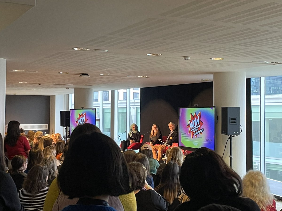 “Feminism is humanity”, men live better in more equal societies - I’ve been following the fantastic work of @equimundo_org and #GaryBarker on men, masculinities, and male allyship to women’s empowerment, great to see him speak on an excellent panel at #WOWLDN @WOWisGlobal today