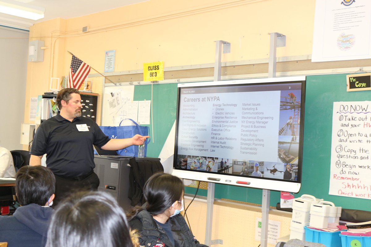 BELLAcademy's tweet photo. BELL Academy concludes Civics For All week by hosting our Annual Career Day.  Promoting college and career readiness in our young leaders. #BELLStrong! #NYCSchools #NYCSchoolsD25 #BELLAcademy https://t.co/tGYZRX3T2v