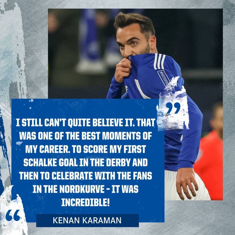 s04_en's tweet photo. A Revierderby equaliser to open your Schalke account 😍

💬 Kamaran on the hard work he's put in, his big moment, and the strong bond between the team and the fans 💪

#S04 | #S04BVB