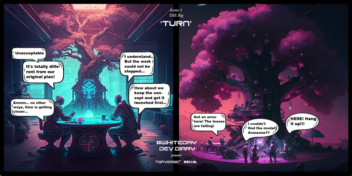 📔#WhiteDay Dev Diary 📔 4

Nothing is unchanged, let alone the plans. 

It is not always the full moon that lights up the night, sometimes it is the pity that achieves the bigger picture.

The clock is ticking down, how are the creators and hackers gonna face this turning point?