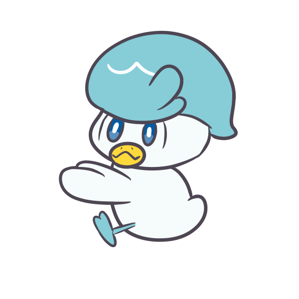 これは調子に乗って描いたクワッスart 