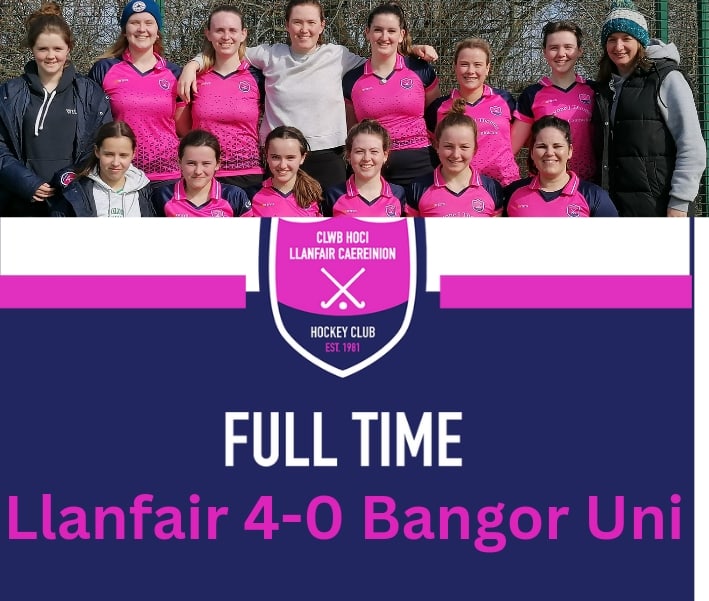 🏑FULL TIME 🏑

Llanfair 4-0 Bangor Uni 

🏑 Ffion Jones
🏑🏑🏑 Mari Davies

The sun was shining on Llanfair team this morning, fab game against Bangor Uni. 

POM - Ruth Ellis -a very strong performance by Ruth in defense👏🌟