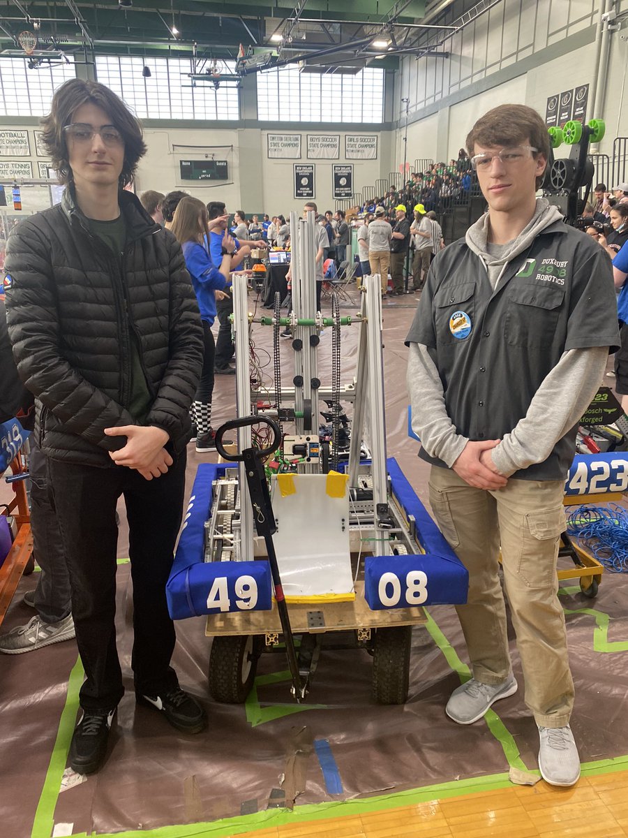 duxstem's tweet image. Ready for our final day of competition for the season! @DuxburyRobotics