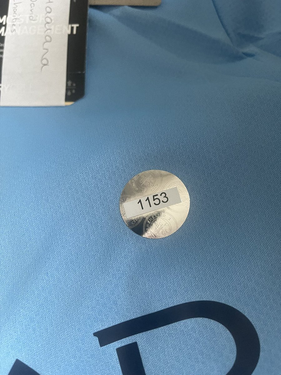 ShaysTriathlon's tweet photo. Massive Thank You @ManCity for sending shay a @ErlingHaaland shirt to raise money for @BluebellWoodCH 

Please DM to make an offer 

Every penny from this auction to the hospice and it will help the children and the families 

Thank You https://t.co/m6KNmA1fyP