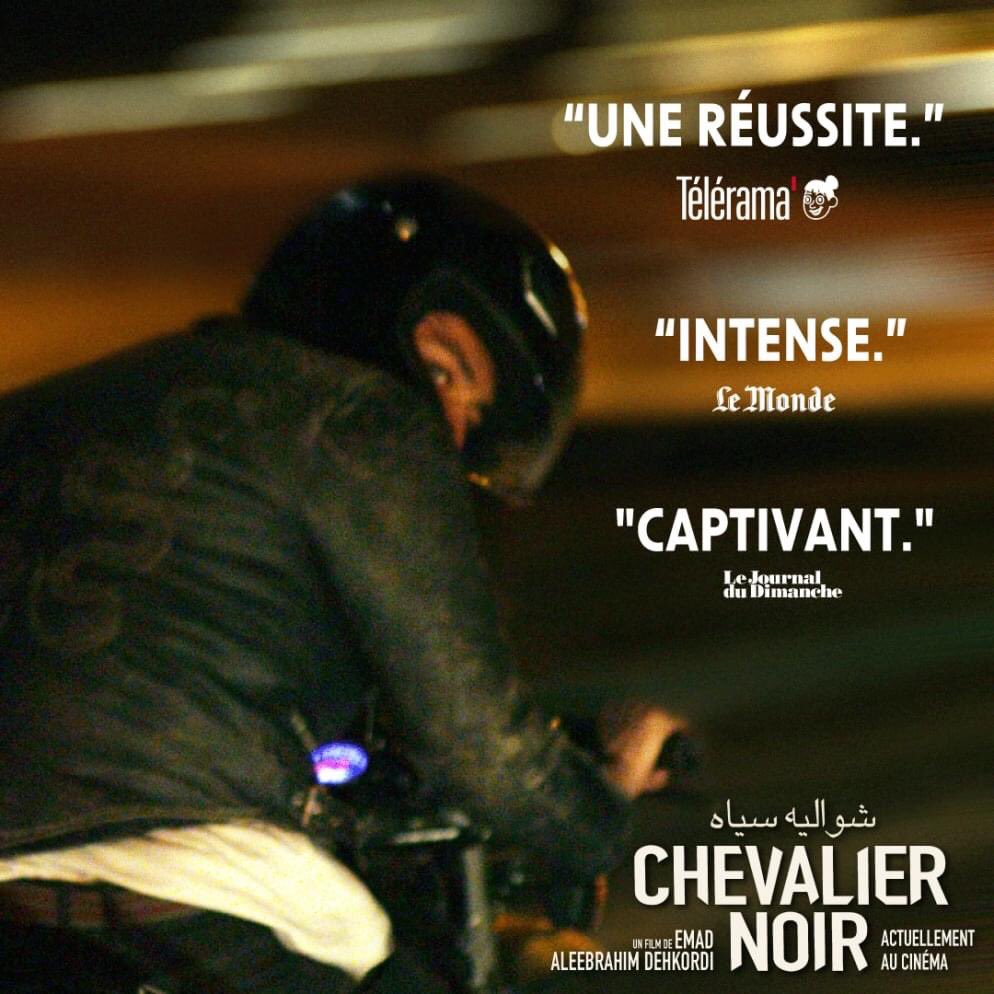 Ce soir à 18h30 projection de Chevalier Noir au <a href="/PCMMOfestival/">PCMMO Festival</a> <a href="/JRGarcia3366/">Garcia</a> <a href="/jour2fete/">Jour2Fête</a> <a href="/IndieProd/">INDIE PROD</a> <a href="/takeshelterfilm/">Take Shelter</a> <a href="/NvelleAquitaine/">Nouvelle-Aquitaine</a> @CharlineClaveau <a href="/fvilcocq/">Vilcocq Frédéric</a> <a href="/departement17/">Département de la Charente-Maritime</a> <a href="/ALCA_NAquitaine/">ALCA</a> <a href="/RachelCordier3/">Rachel Cordier</a> <a href="/LeCNC/">Le CNC</a> et le film est toujours dans les salles ✊🏻 <a href="/MicrocineT/">Microciné la revue de cinéma et de télévision</a> <a href="/Telerama/">Télérama</a>