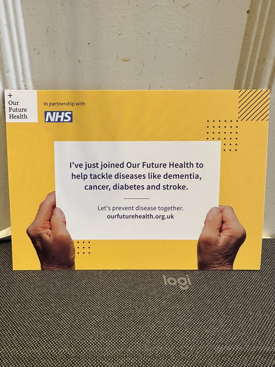 Today I took part in this ….. simple blood test in and out in 15mins #ourfuturehealth