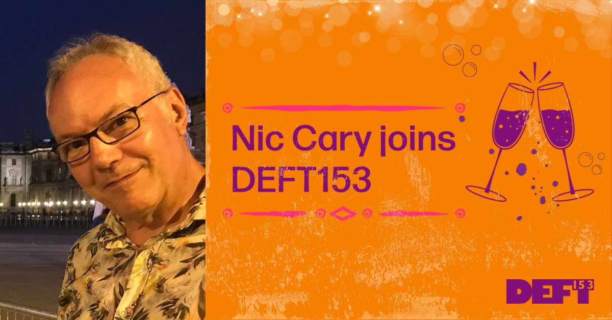 Exciting news 📢, Nic Cary joins DEFT153 🎉

Nic joins from Waysphere, which he founded in 2017. We've worked closely together so now feels the right time to join forces and see what we can build together in the same team 😀

Find out more ➡️bit.ly/3JvyQy2