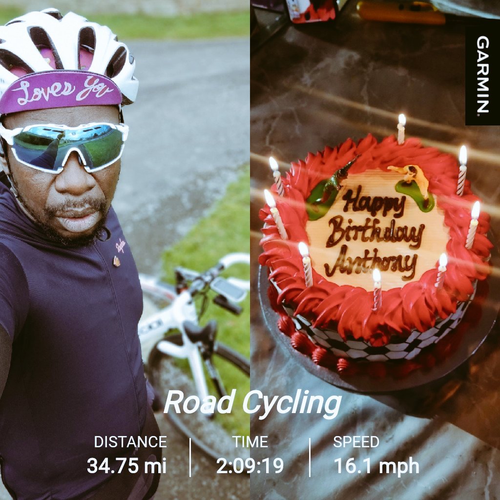 AOloyede3's tweet photo. I'm greatful to see another one 🙏🏿 😘❤️
#birthdayride
#cycling #cyclinglife #bike #bikelife #cyclingphotos #roadbike #cyclist #ciclismo #bicycle #roadcycling #cyclingshots https://t.co/RTlooqc3fS