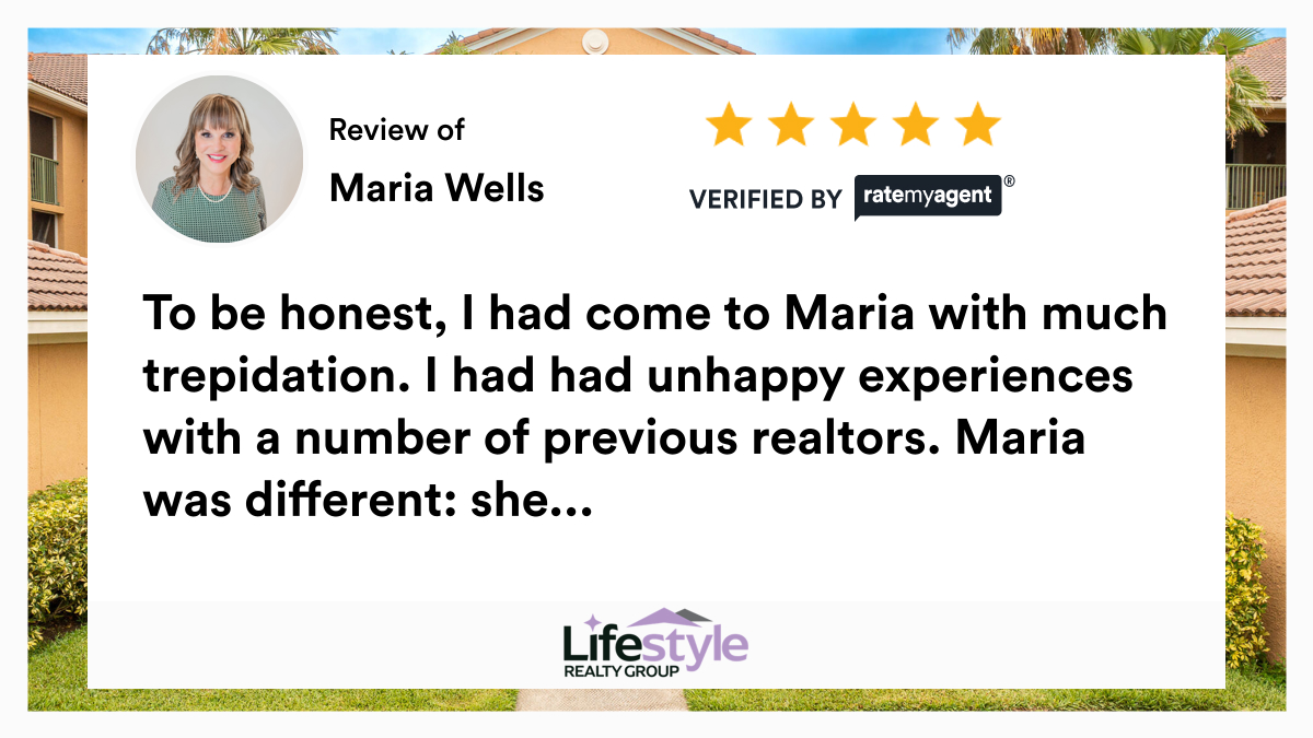 MariaSWells's tweet photo. My latest RateMyAgent review in Jensen Beach.
 BK453658
https://t.co/XUrx6cgaA8

...
#ratemyagent #realestate #Lifestyle_Realty_Group https://t.co/iRPz1YlakH
