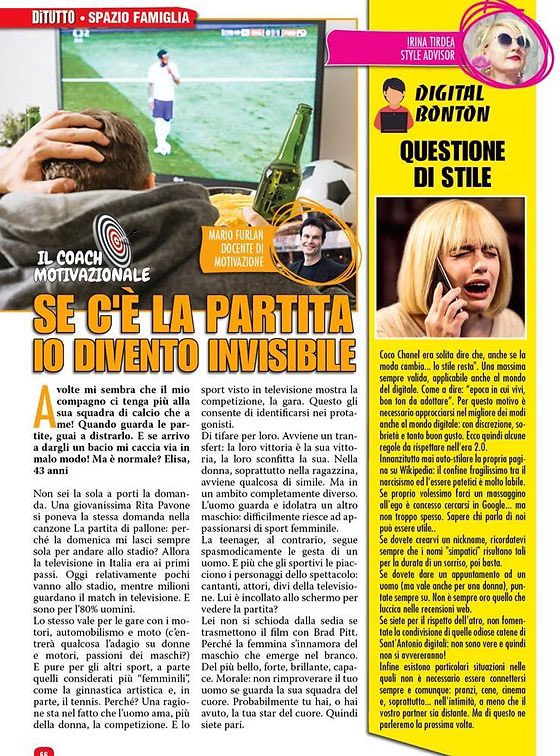 irisbyirina's tweet image. Digital Bonton ‘Questione di Stile’ by Irina Tirdea Style Advisor, IRIS TV| Lezioni di Stile #DiTutto Magazine