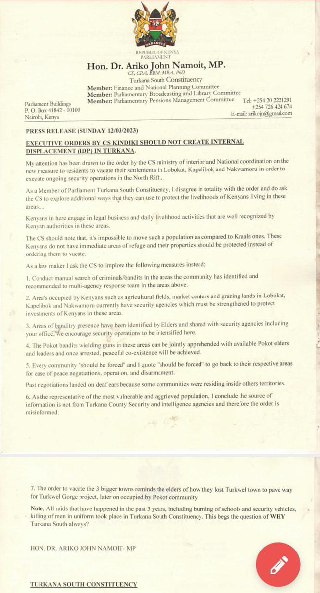 My stand in as far as Executive order made by the CS interior is concerned.
<a href="/InteriorKE/">Ministry of Interior | Kenya</a> <a href="/WilliamsRuto/">William Samoei Ruto, PhD</a> <a href="/HonAdenDuale/">Hon. Aden Duale, EGH</a>