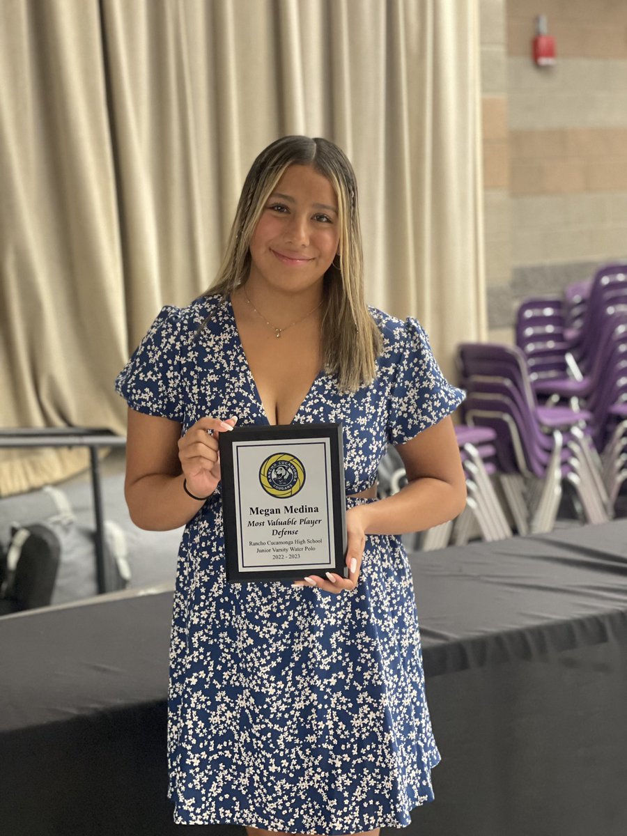 Congratulations to Megan Medina for receiving JV MVP Defense !