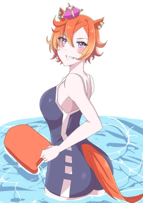 #テイエムオペラオー お誕生日おめでとうのスク水#ウマ娘 