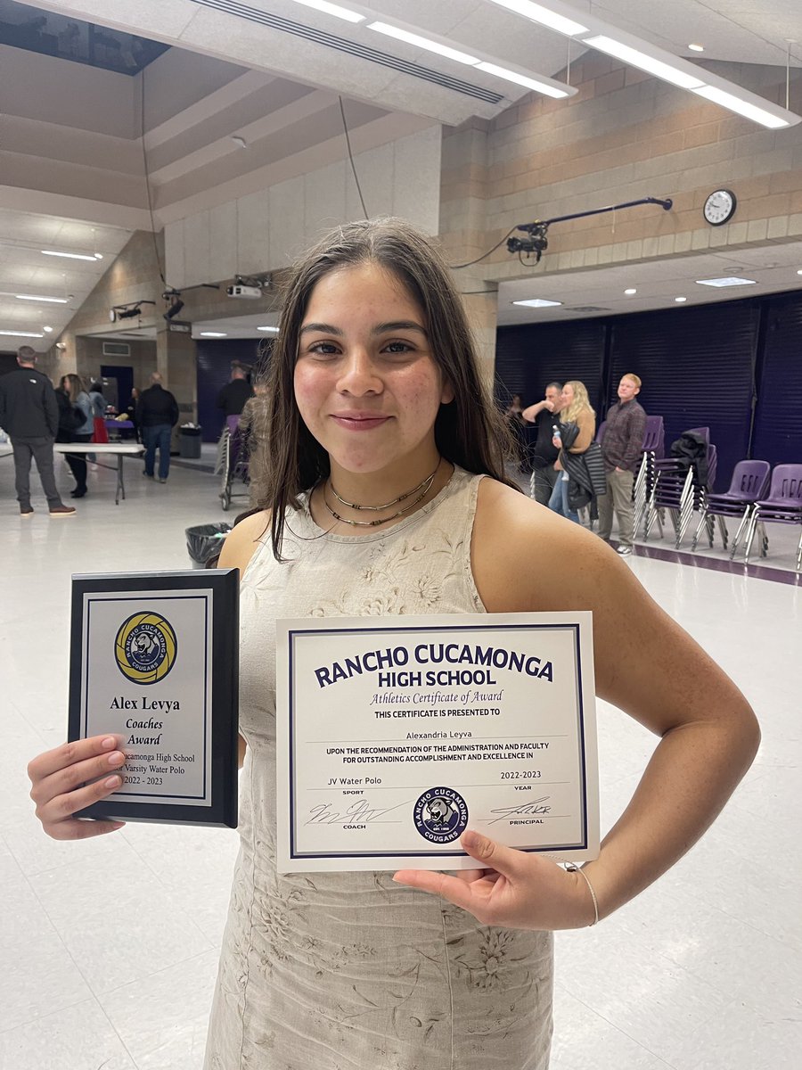 Congrats to Alex Levya for receiving the Coaches Award for JV!