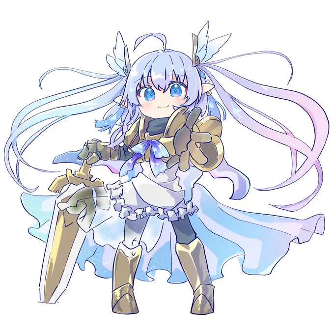 1枚もろーもばでFA描けてないのが心残りと言ったなとりあえず守護騎士エルセヒーローだけでも置いておきます 