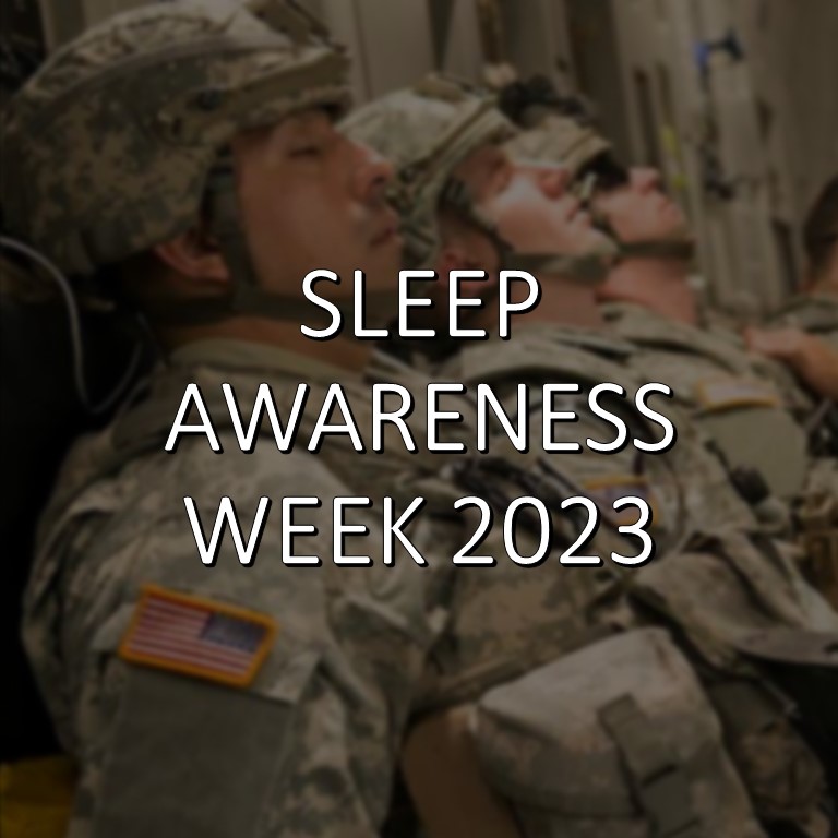 It’s the start of Sleep Awareness Week! Follow along this week as we share about the benefits of sleep, healthy sleep habits, and the research efforts we are undertaking to develop novel ways to monitor, predict, and reverse the negative consequences of sleep loss and fatigue.