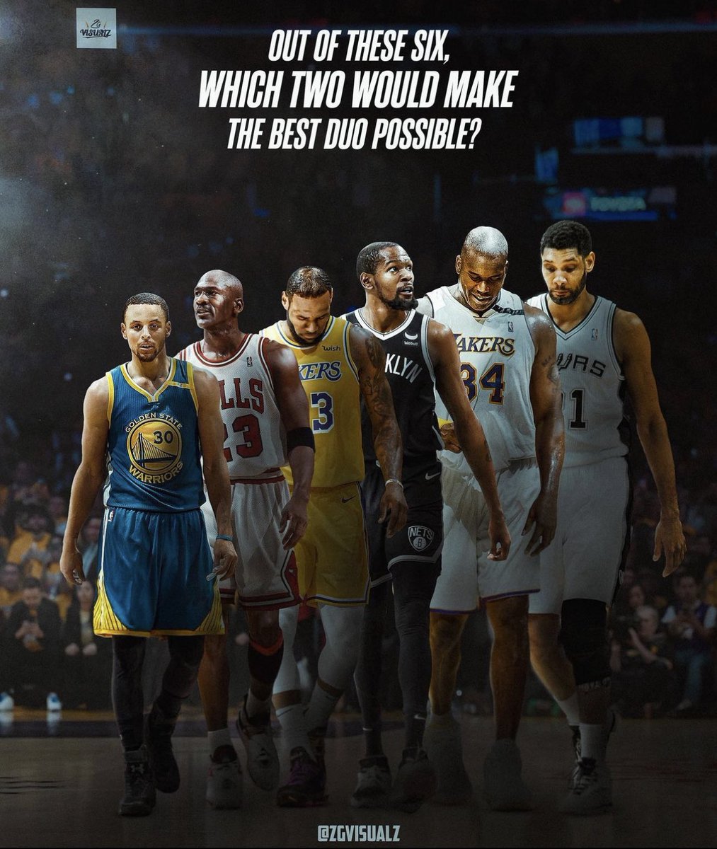Out of these six, which two would make the best duo? (via @zgvisualz1)