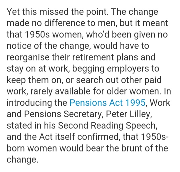 #Govt has spent long enough deflecting attention from real #50sWomen issue It has always been #DirectDiscrimination on grounds of sex/age #Maladmin has always been a very annoying added distraction Ask your #MP to join Sir George Howarth's new #ADR group eastangliabylines.co.uk/the-womens-par…