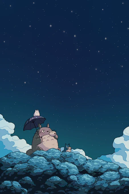 "Back in the time when people and trees used to be friends" My Neighbor Totoro  