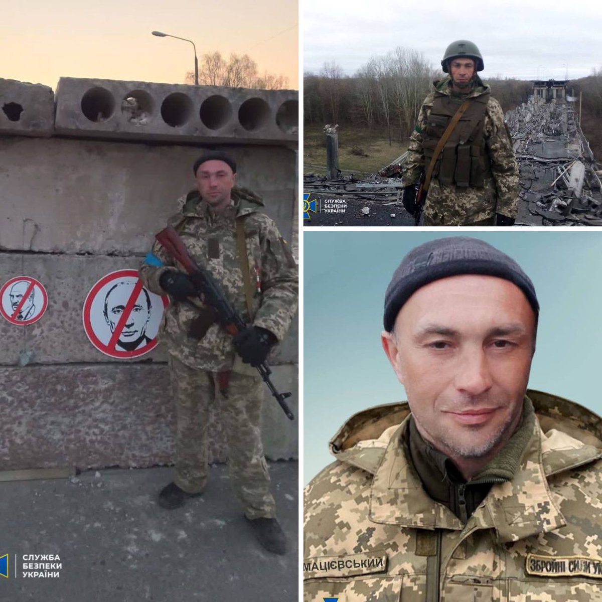 arestovych's tweet photo. - CБУ остаточно підтвердила особу солдата, розстріляного після слів «Слава Україні!».

Це снайпер 163 батальйону 119 окремої бригади ТРО Чернігівської області Мацієвський Олександр Ігорович.

Сьогодні Президент України Володимир Зеленський присвоїв йому звання Героя України. https://t.co/BU7XeqN6YV