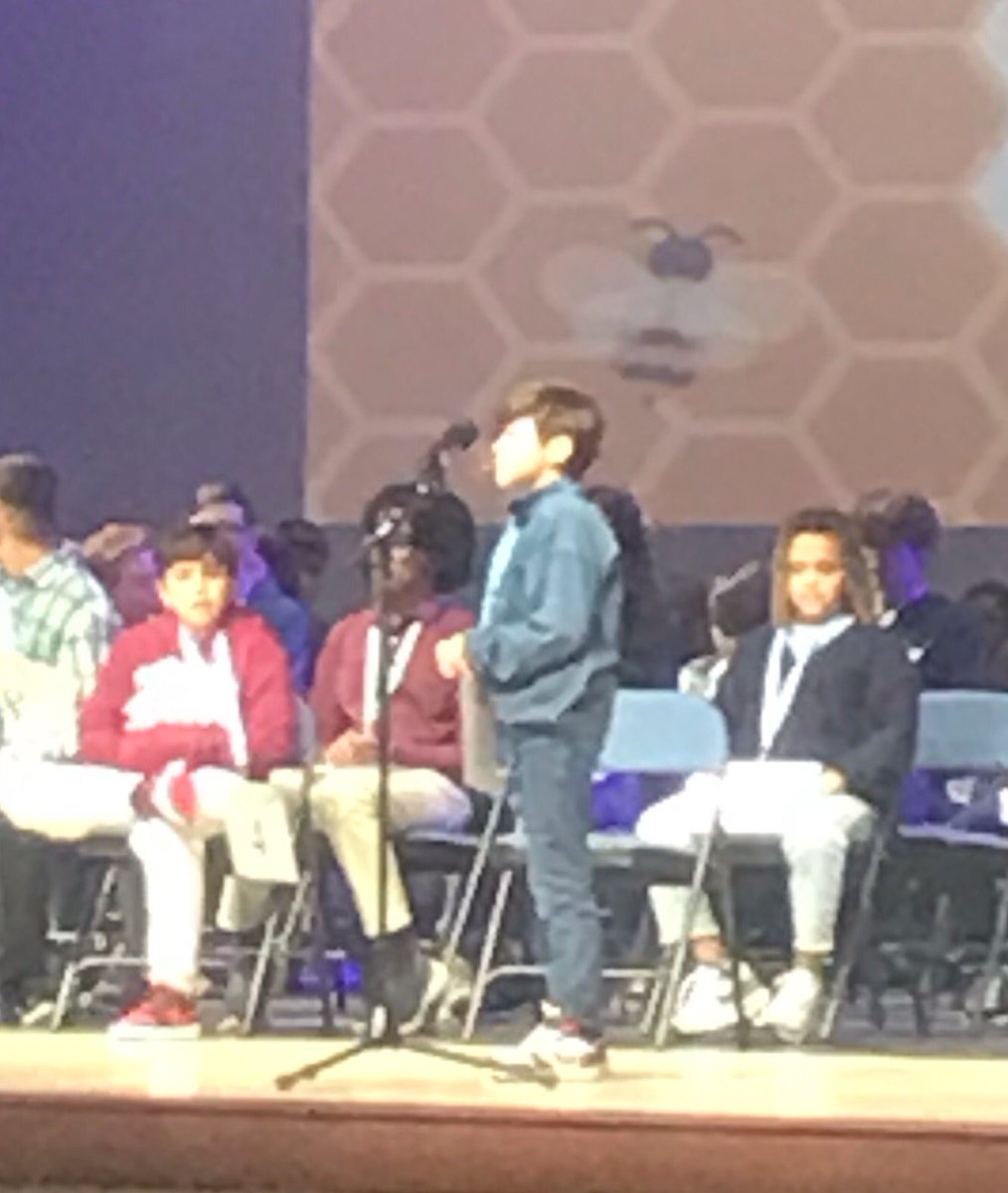 Woohoo, Joaquin!!!! Moving onto round 3 at the Diamond City Regional Spelling Bee in PA! 🥳 Morris Plains is so proud of you! <a href="/WeAreMPSD/">MPSD</a>