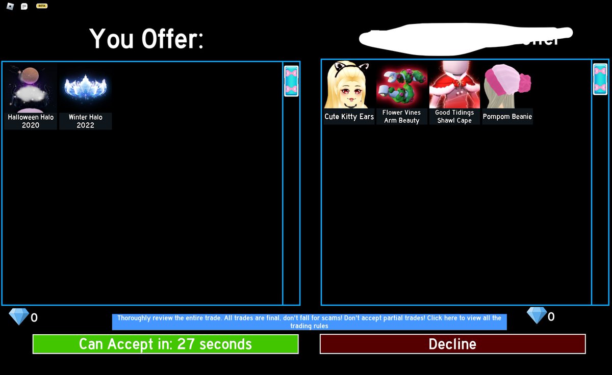 Devon_xx_'s tweet photo. @yaahami is trusted i gave her the halos in return of mm2 godlys (i was too exited to take a screenshot of mm2 trade lol xd) #ami2legit https://t.co/lDA0dVIIaa