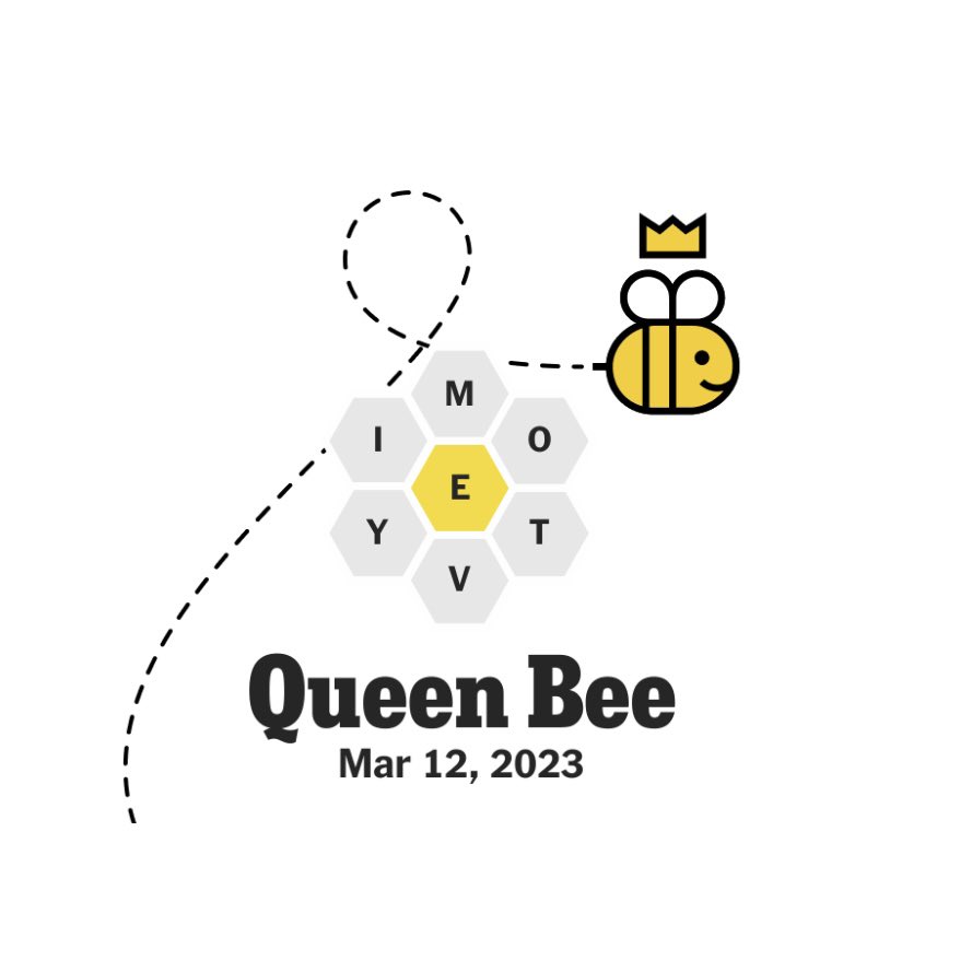 adhegi's tweet photo. Beeatrice doesn’t fiddle around.  #NYTSpellingBee #hivemind #RIPTopol https://t.co/Vi0AqqgUIh