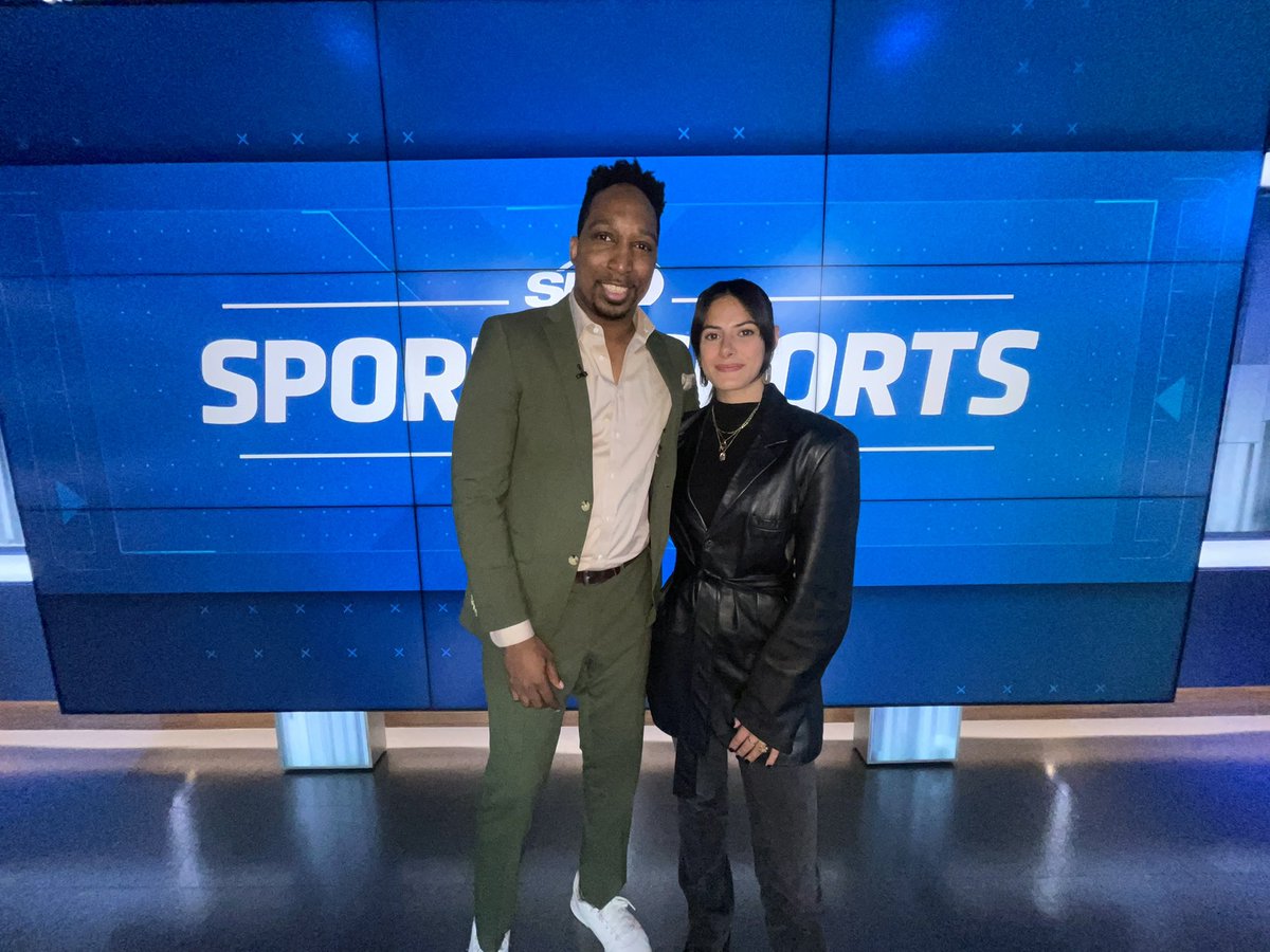 DHenryTV's tweet photo. @Octagon’s new Director of Women’s Basketball @CamilleBuxeda dropped by the studio today! 😊 #womenshistorymonth #womensbasketball #wslam #wnba #octagon https://t.co/SDHVpD1lpc