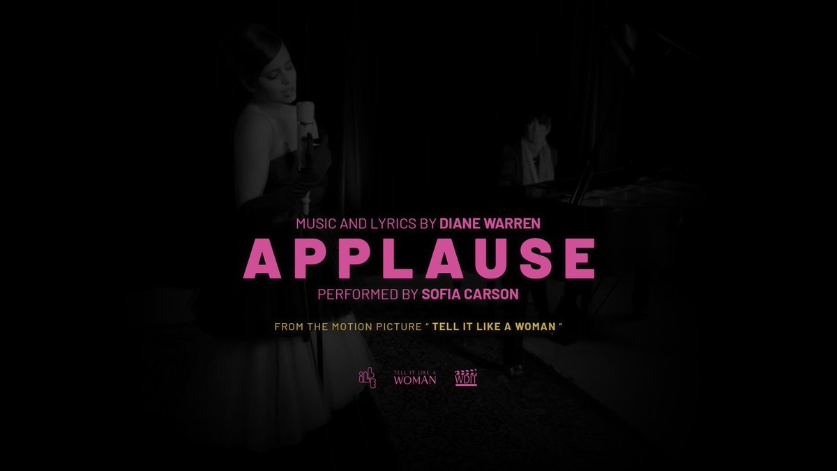 sipariomovies's tweet photo. It’s just a few hours away from the Academy Award® biggest night… While we’re waiting to see Sofia Carson and Diane Warren perform, here it is the video for Applause, the song from the film Tell it like a Woman.
Watch the Video: https://t.co/MRnyQEEWSA https://t.co/VEDiv2Zj7R