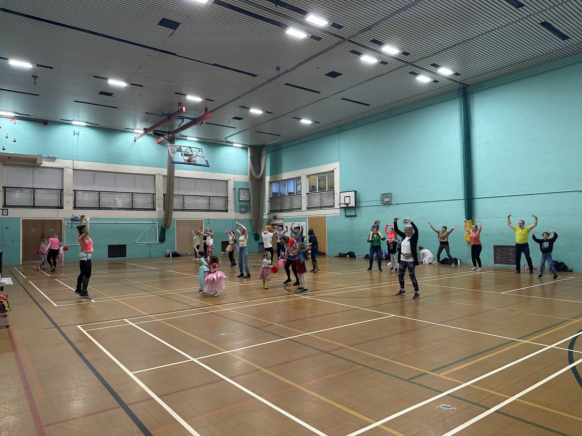 Well done to everyone who came along to the <a href="/wadebridgeslc/">Wadebridgeslc</a> for an hour of cheesy dance tunes 🪩 💃 🕺 👏 
Thanks to Lisa from Mind Bidy Dance &amp;Yoga for leading the danceathon in aid of <a href="/comicrelief/">Comic Relief</a> 

#dance #dancing #fitness #getupoffayourseat
