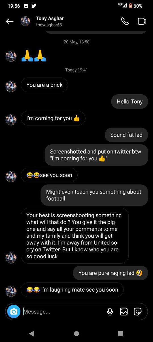 Dufc_central's tweet photo. Never mentioned his family. I commented on his poor football knowledge 🤣 https://t.co/myjghHIabK