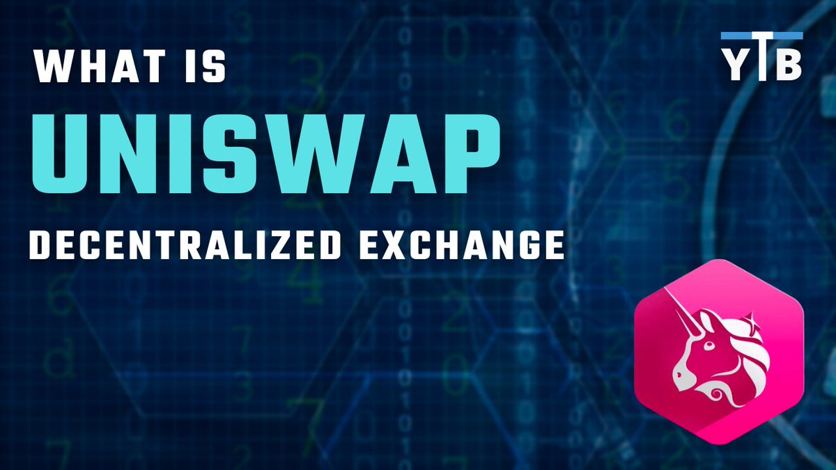 Learn about Uniswap, the decentralized exchange enabling direct trade between users without a trusted third party. This video will explore how it works and its unique features. #Uniswap #cryptocurrency #blockchain #NFTs 

Watch Here: youtu.be/HyVjPnohoZY