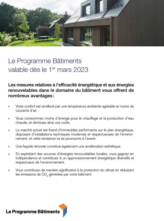 ServicesSec's tweet photo. 2023 - Le Programme Bâtiments dans le canton de Fribourg. Efficacité énergétique et énergies renouvelables, des investissements rentables sur le moyen à long terme.

A votre service pour rénover avec les subventions 2023.

#Energie #cecb #cecb_plus #subvention #fribourg https://t.co/Lv8TXAIYEx