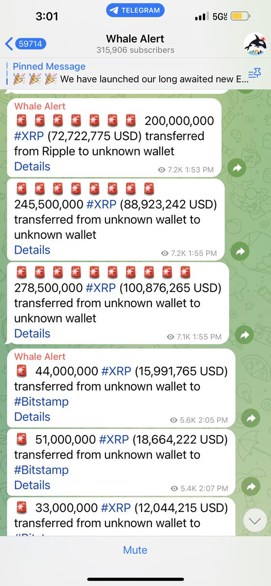 matttttt187's tweet photo. Aaah it’s nothing, just about 900 MILLION XRP on the move 😳 https://t.co/o8PWJKgate