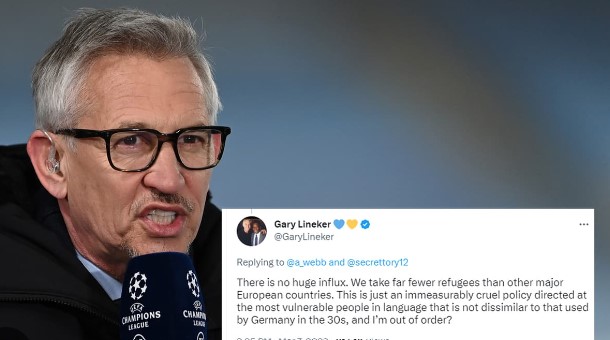 FrankODriscoll1's tweet photo. “Leadership is influence, nothing more, nothing less". Fair play to Gary Lineker. https://t.co/RsKgEoXld1