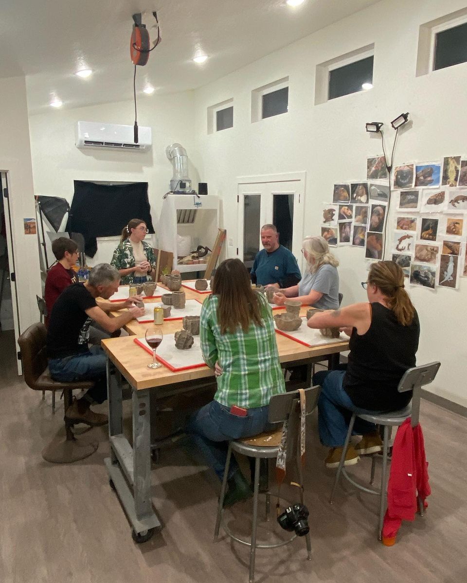 CedarCityArts's tweet image. Russell Wrankle is offering ceramics classes.  Next class is April 7 at 7pm. You can make your own planter with the one and only Breonna Perry, with me as her assistant.
 My studio is small so a limit of 6 at a time. Contact at russellwrankle@gmail.com #ceramicsclass