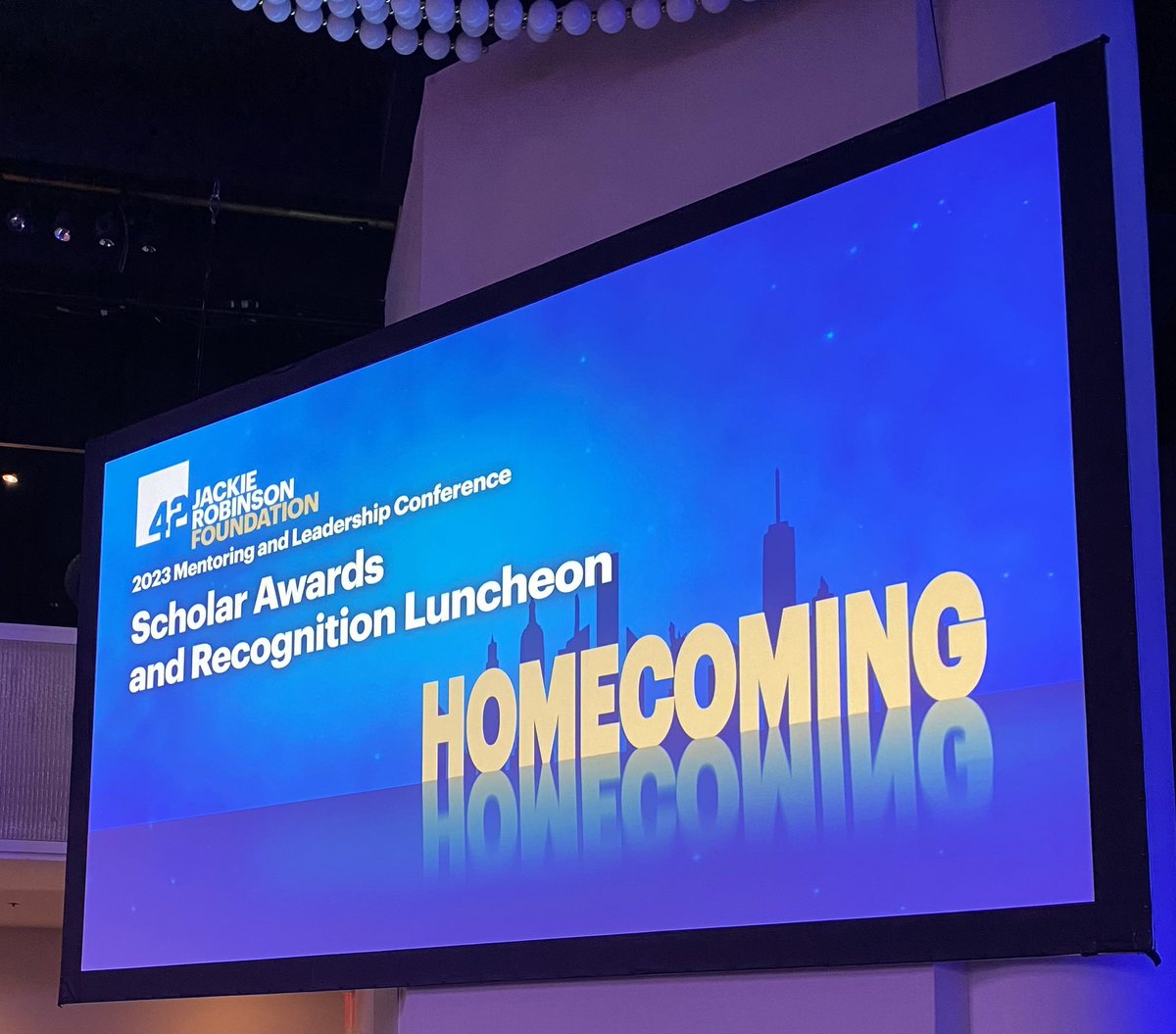 ByronSpruell's tweet photo. So great to be back in a live setting to celebrate excellence at the annual @JRF Scholar Awards and Recognition Luncheon. Amazing talent displayed and inspiring stories shared! #JRFMLC #JRFEffect https://t.co/unwSXbyIKr